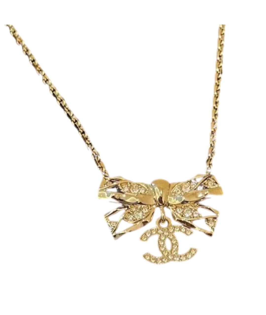 CHANEL Золотое колье, фото 1