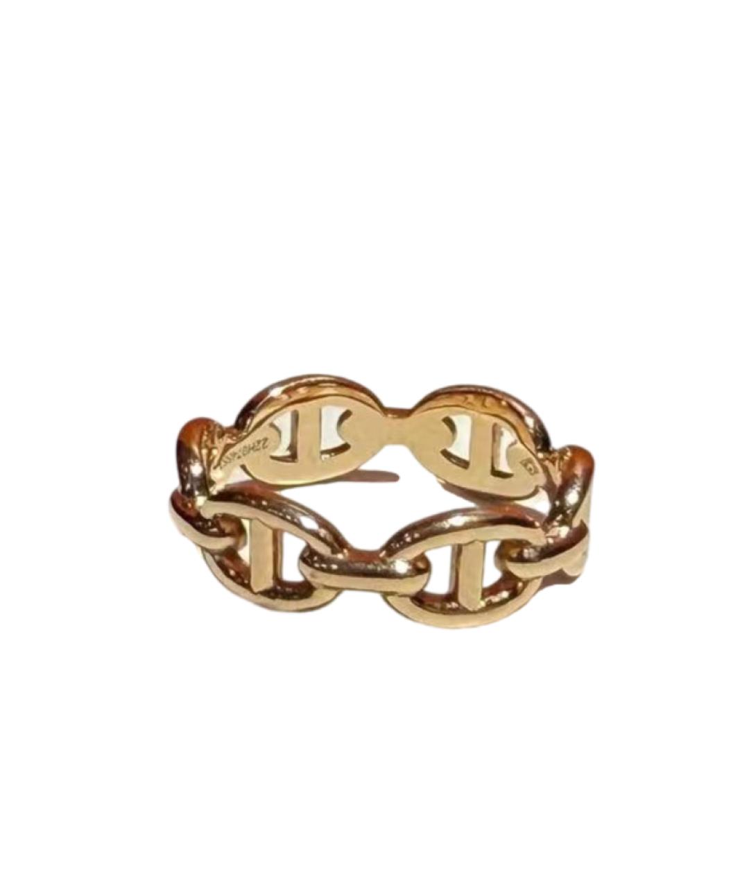 HERMES Золотое кольцо, фото 1