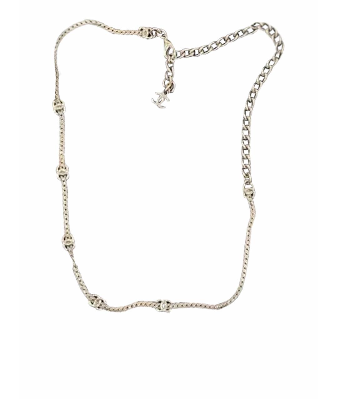 CHANEL Серебряное колье, фото 1