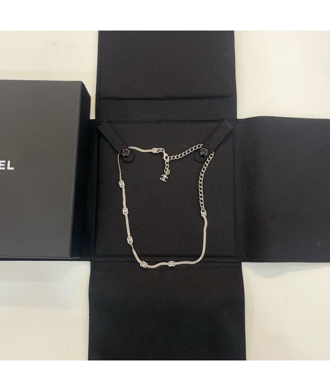 CHANEL Серебряное колье, фото 5