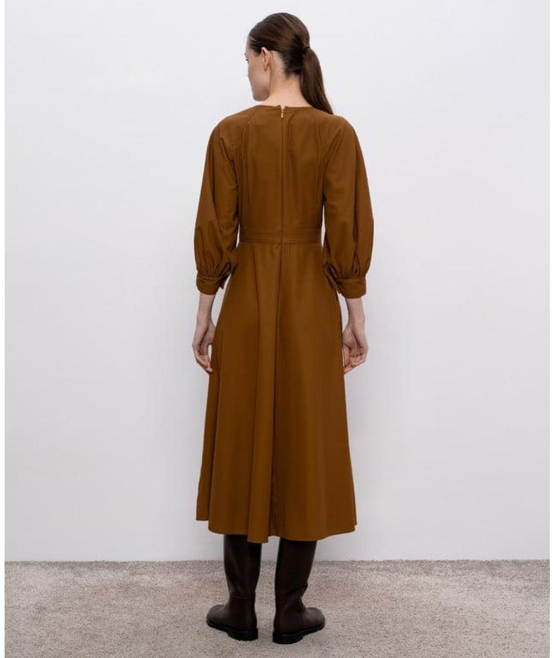 MAX MARA Коричневое платье, фото 3