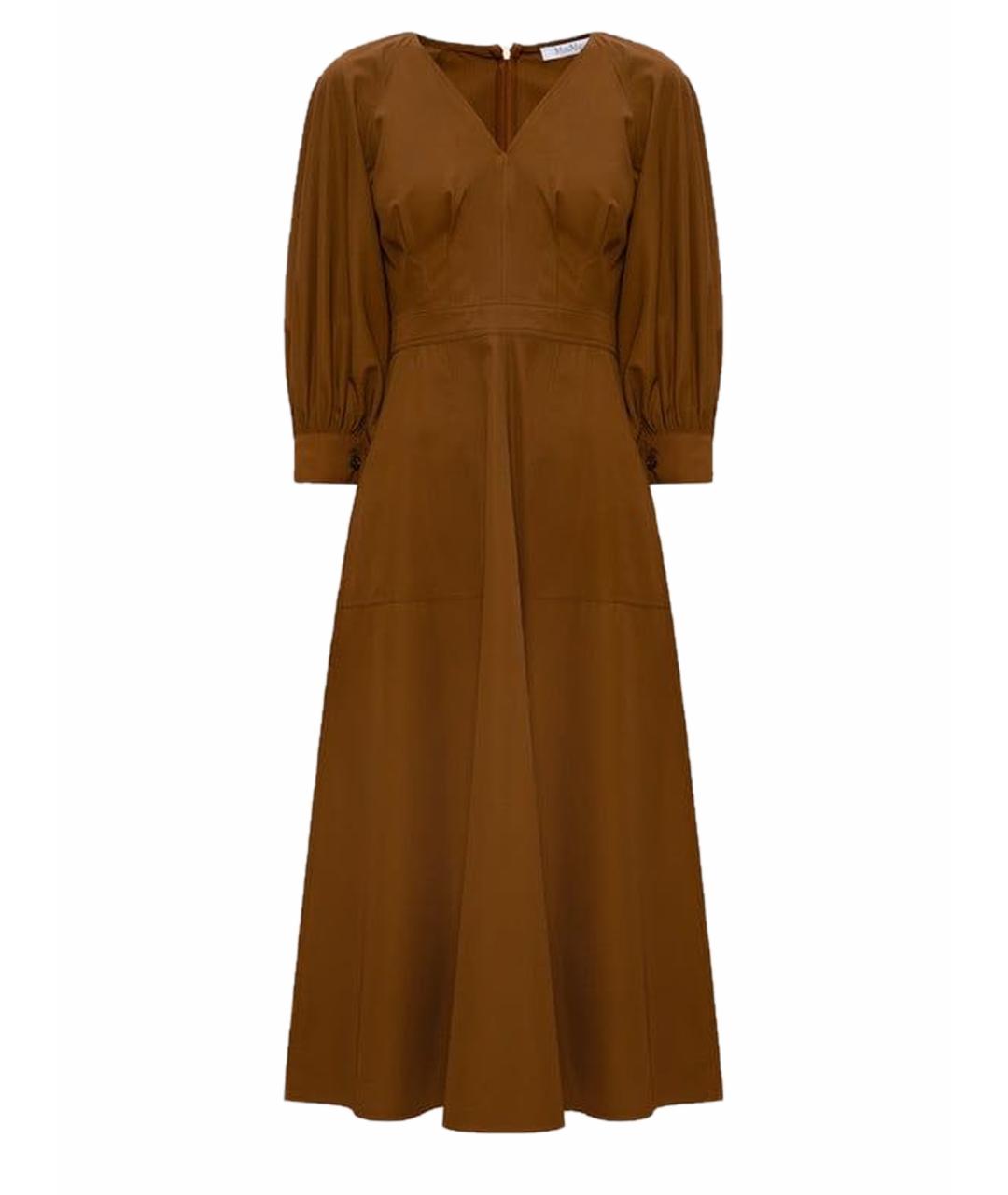 MAX MARA Коричневое платье, фото 1