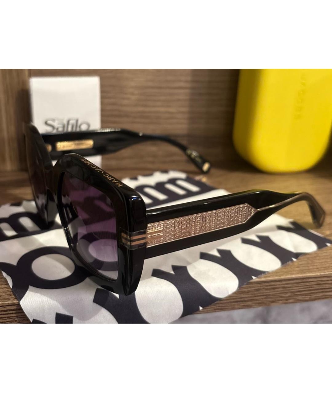 MARC JACOBS Черные пластиковые солнцезащитные очки, фото 5