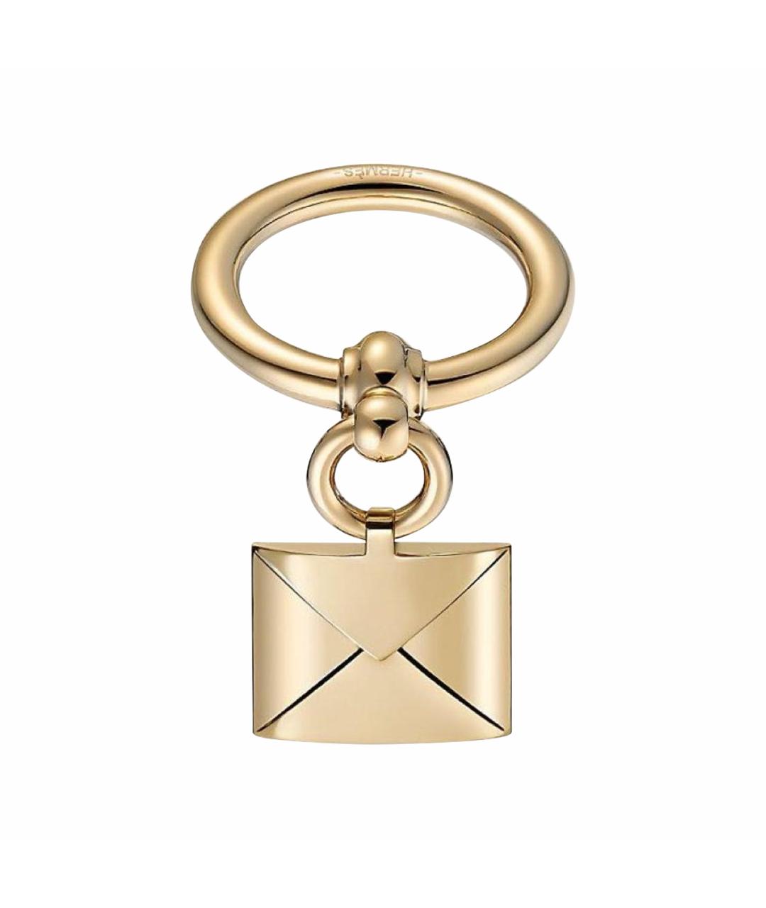 HERMES Золотой брелок, фото 9