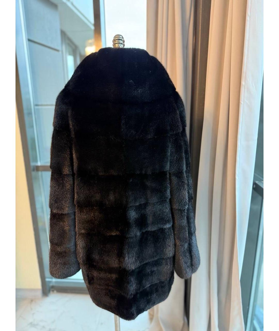 GUY LAROCHE Черная меховая шуба, фото 2