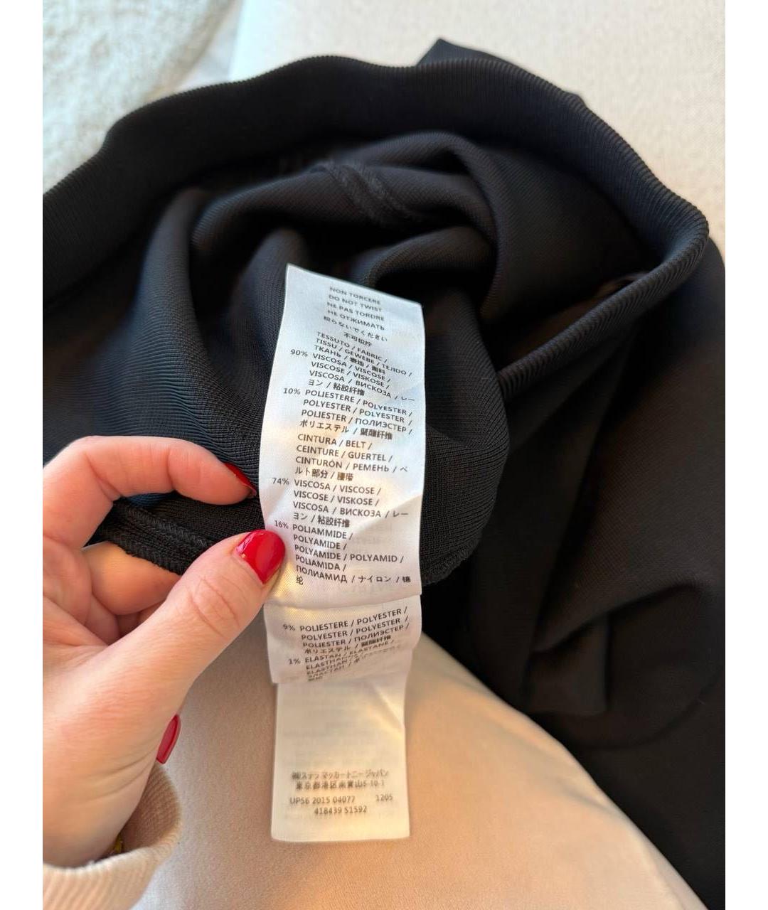 STELLA MCCARTNEY Черные прямые брюки, фото 4