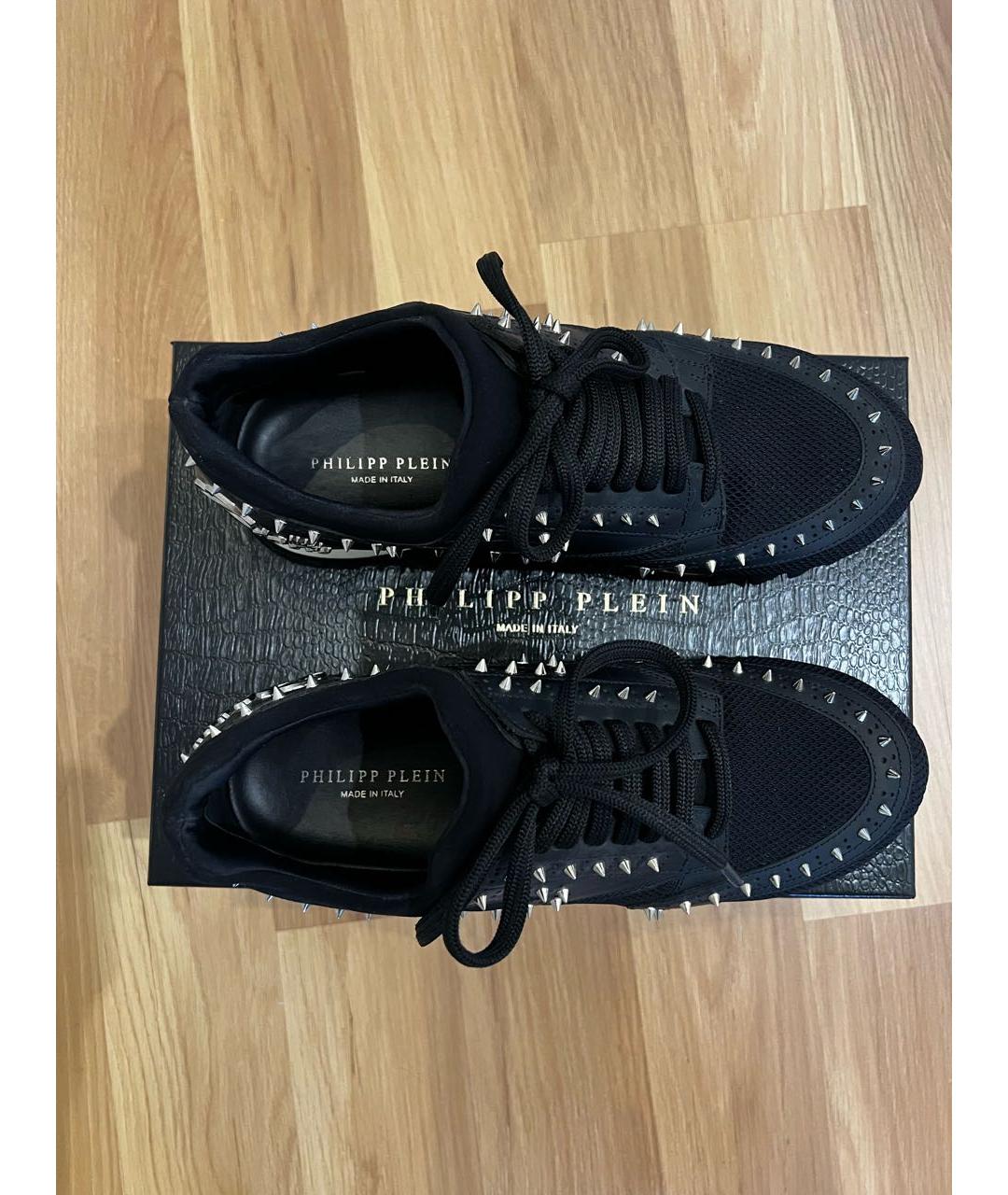 PHILIPP PLEIN Черные кроссовки, фото 3