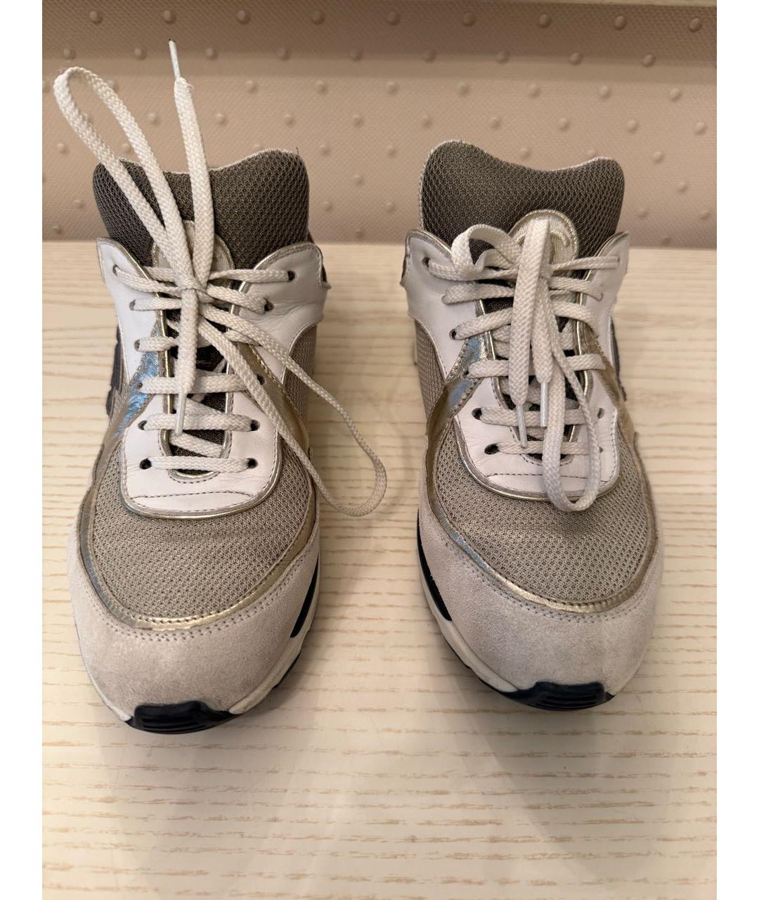 CHANEL Бежевые кроссовки, фото 2