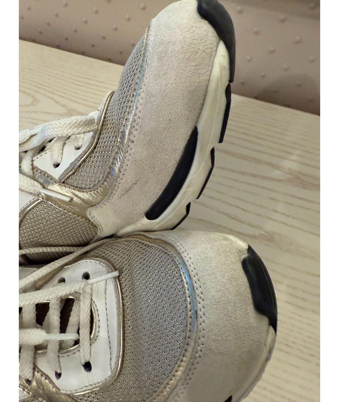 CHANEL Бежевые кроссовки, фото 8
