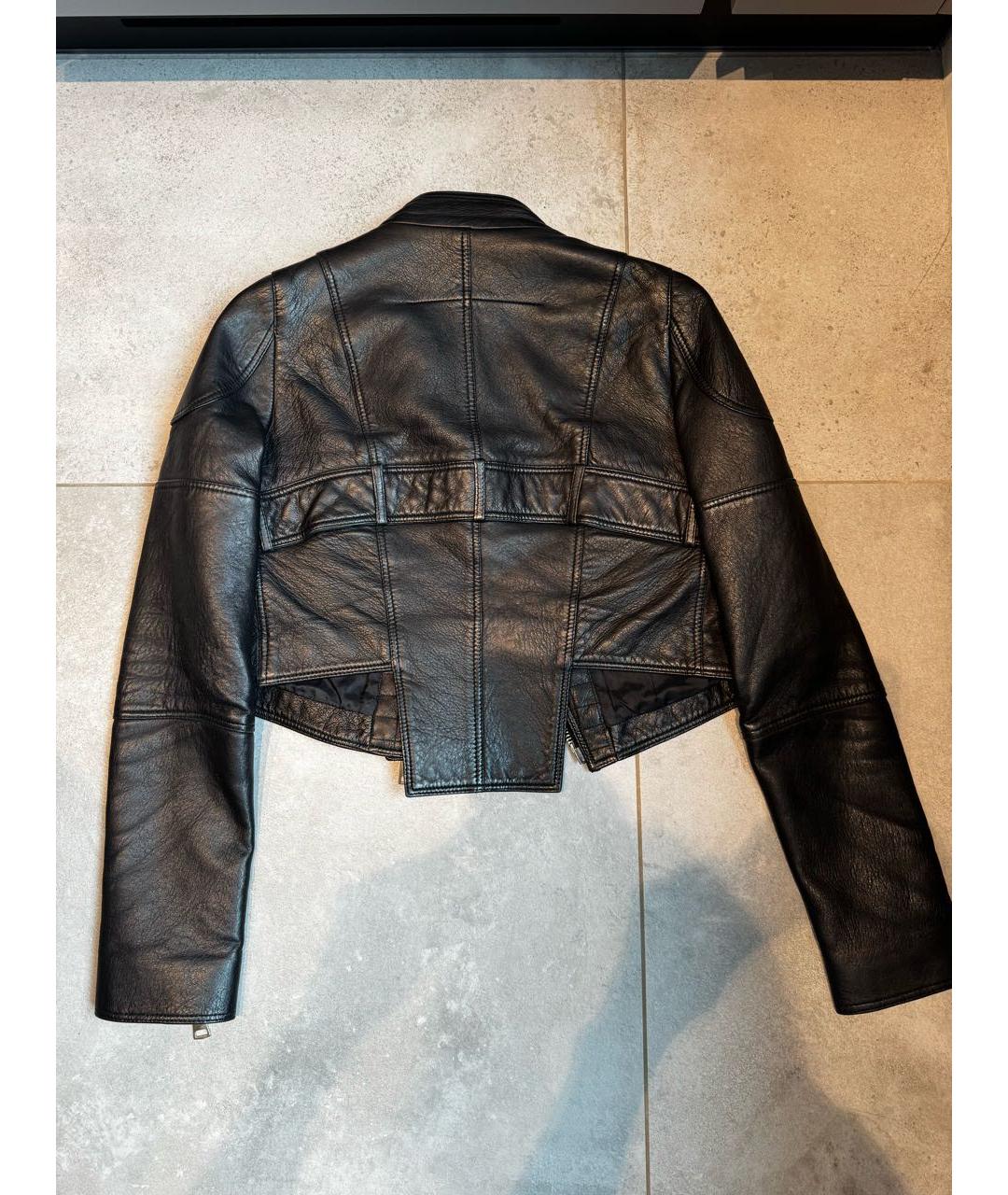 GIVENCHY Черная кожаная куртка, фото 2