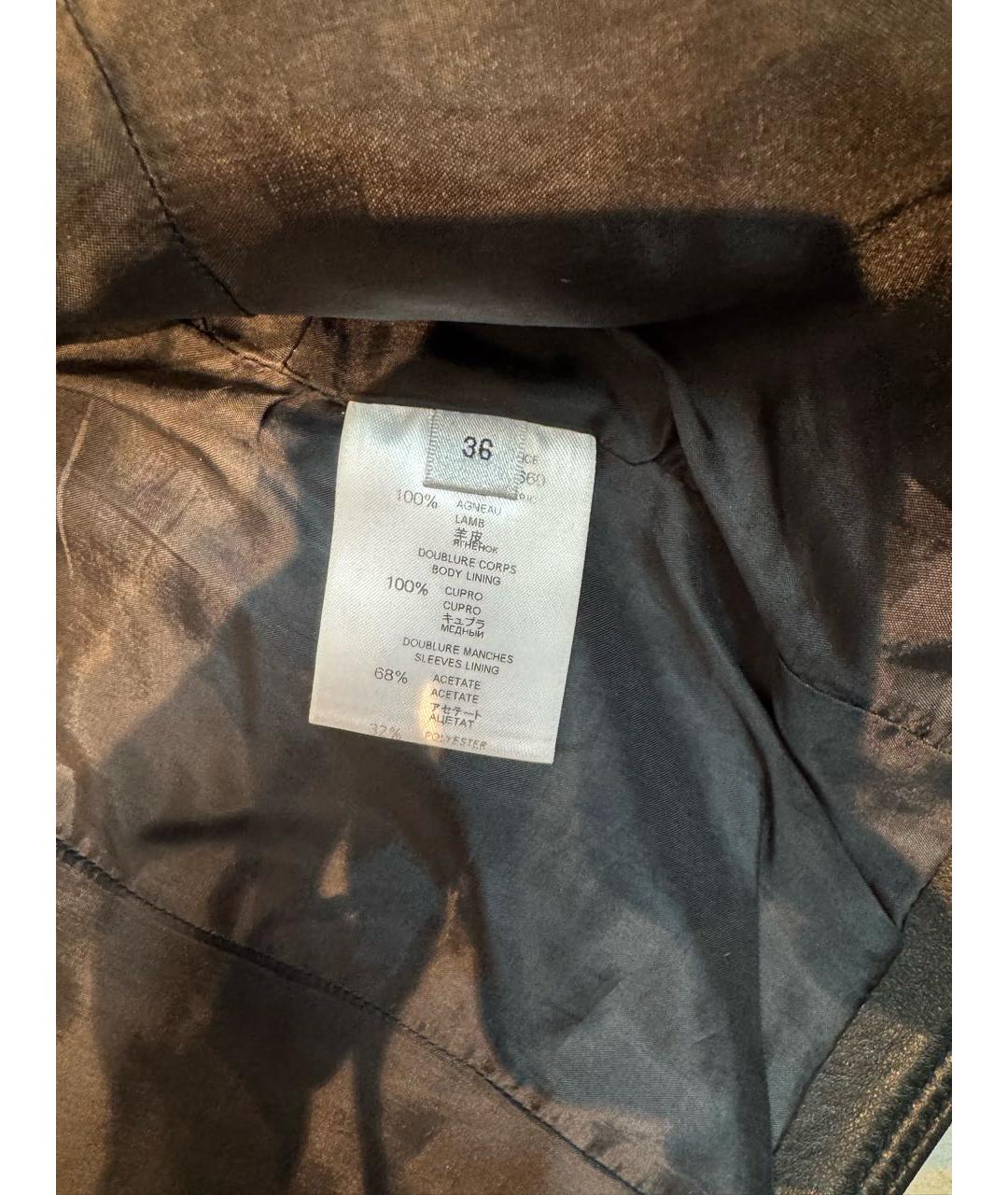 GIVENCHY Черная кожаная куртка, фото 5