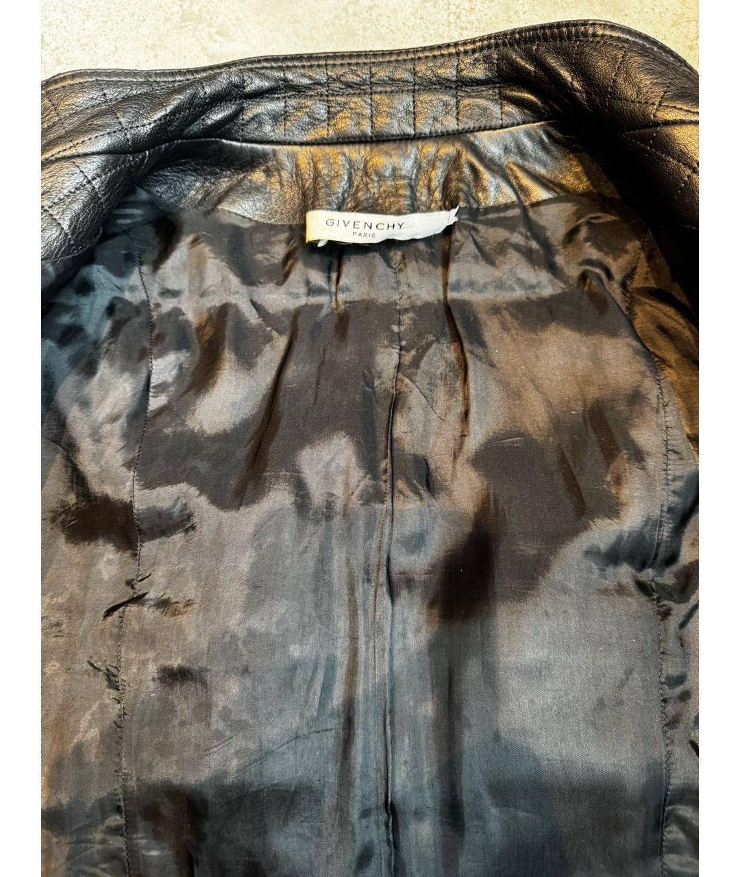 GIVENCHY Черная кожаная куртка, фото 4