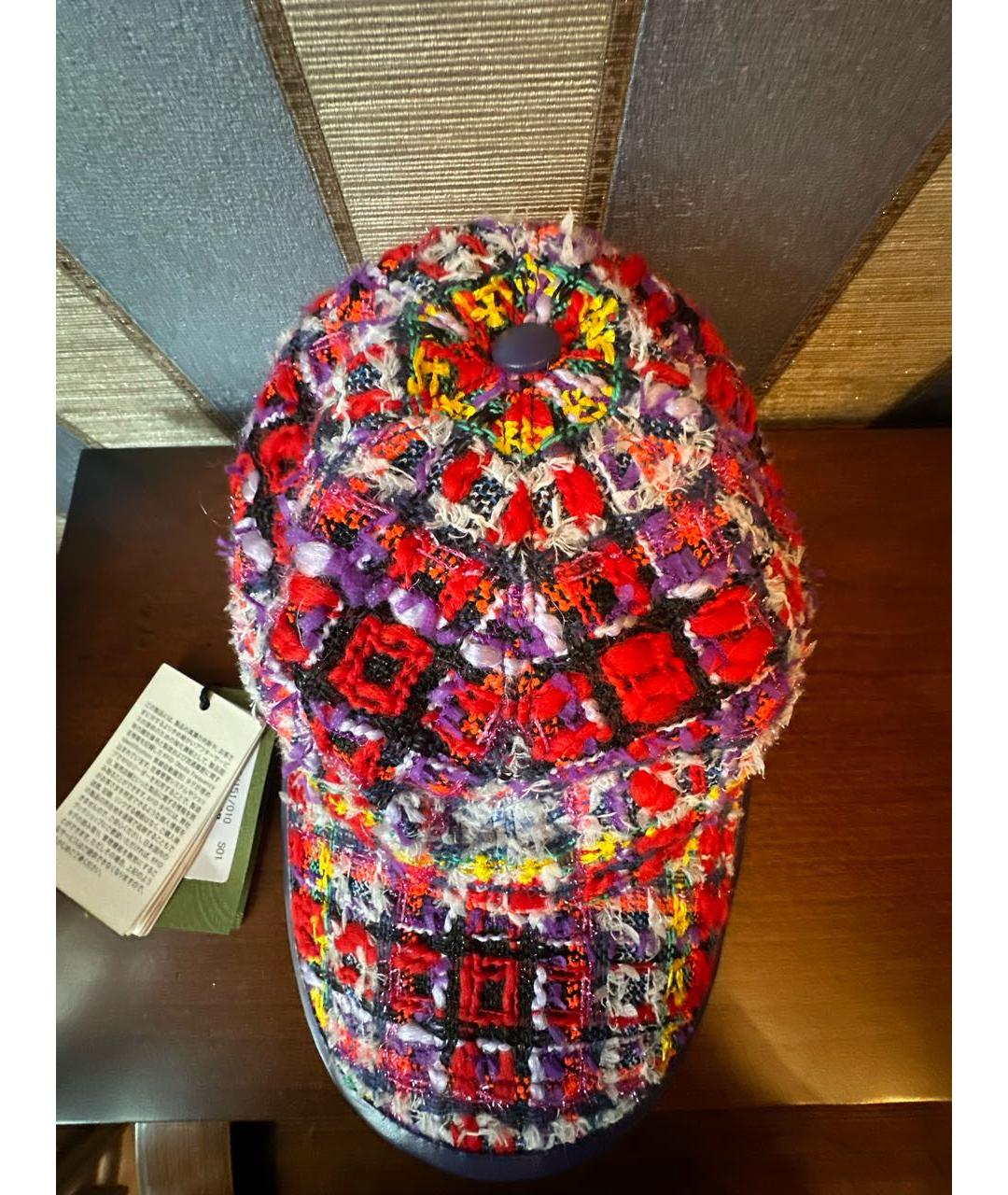 GUCCI Красная кепка, фото 8