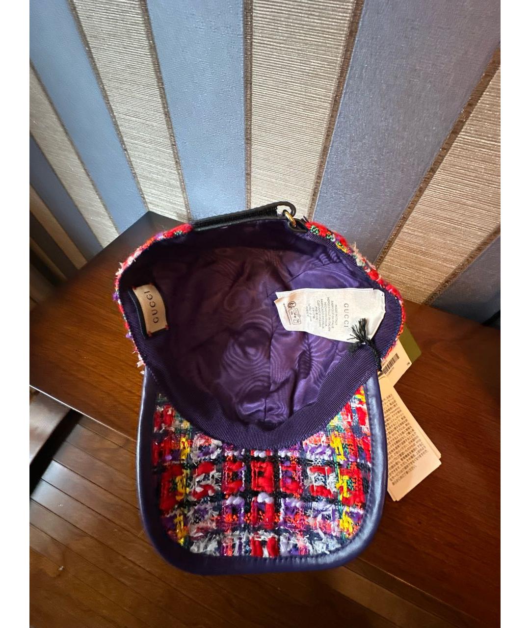 GUCCI Красная кепка, фото 4