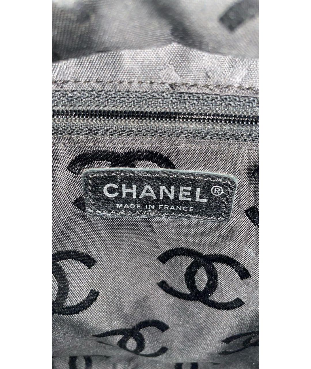 CHANEL Бежевая кожаная сумка тоут, фото 4