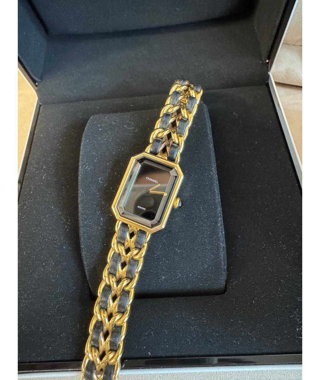 CHANEL Черные часы, фото 4
