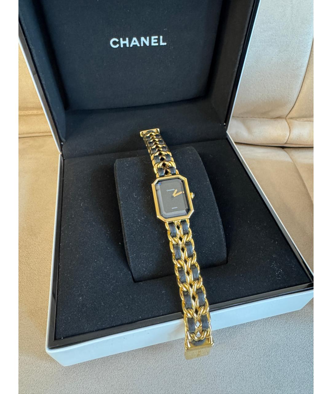 CHANEL Черные часы, фото 3