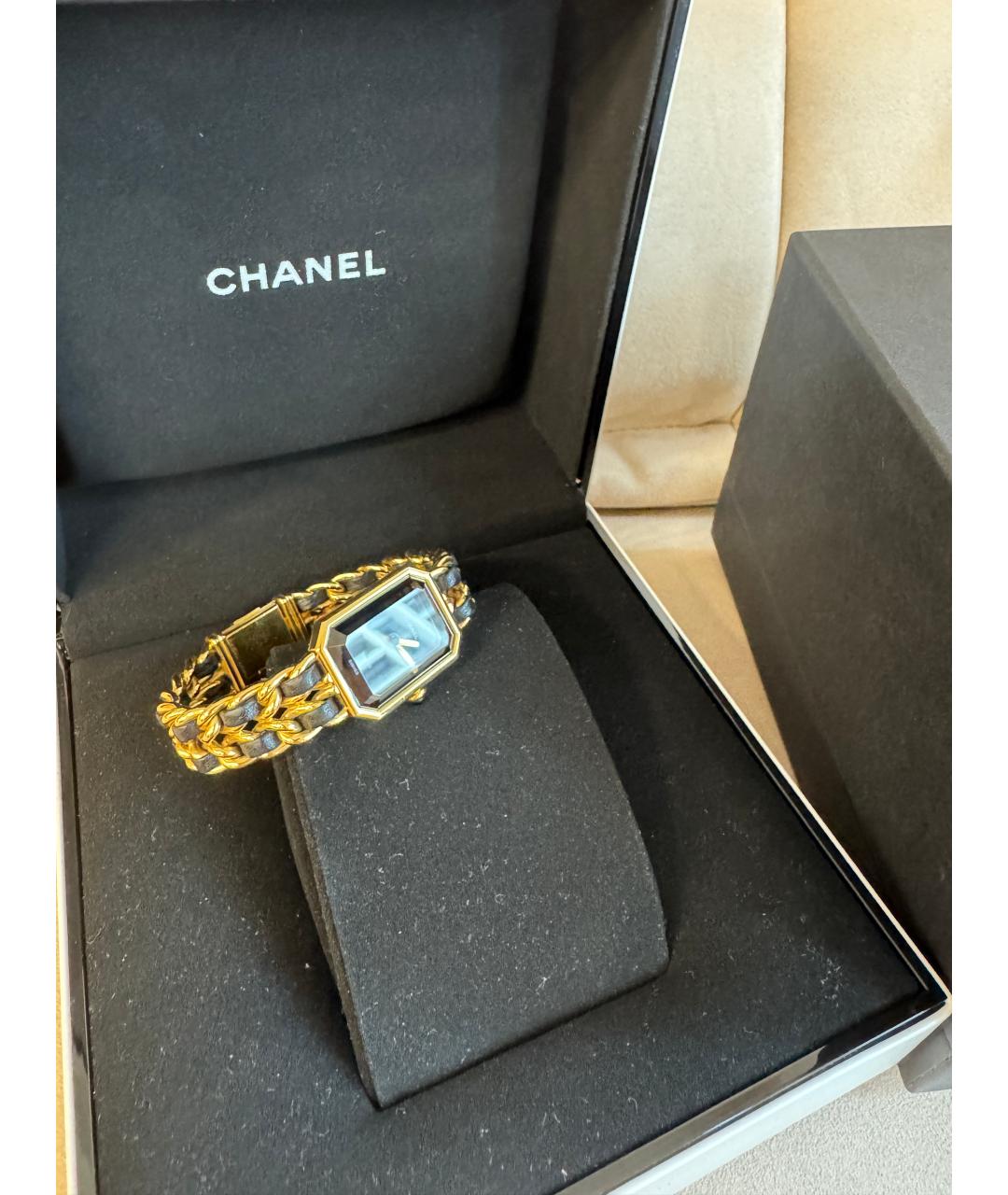 CHANEL Черные часы, фото 5