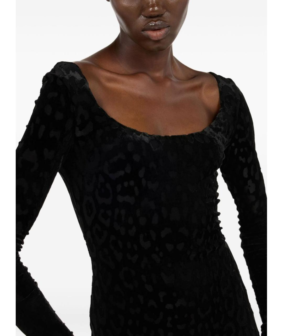 ROBERTO CAVALLI Мульти полиамидовое коктейльное платье, фото 4