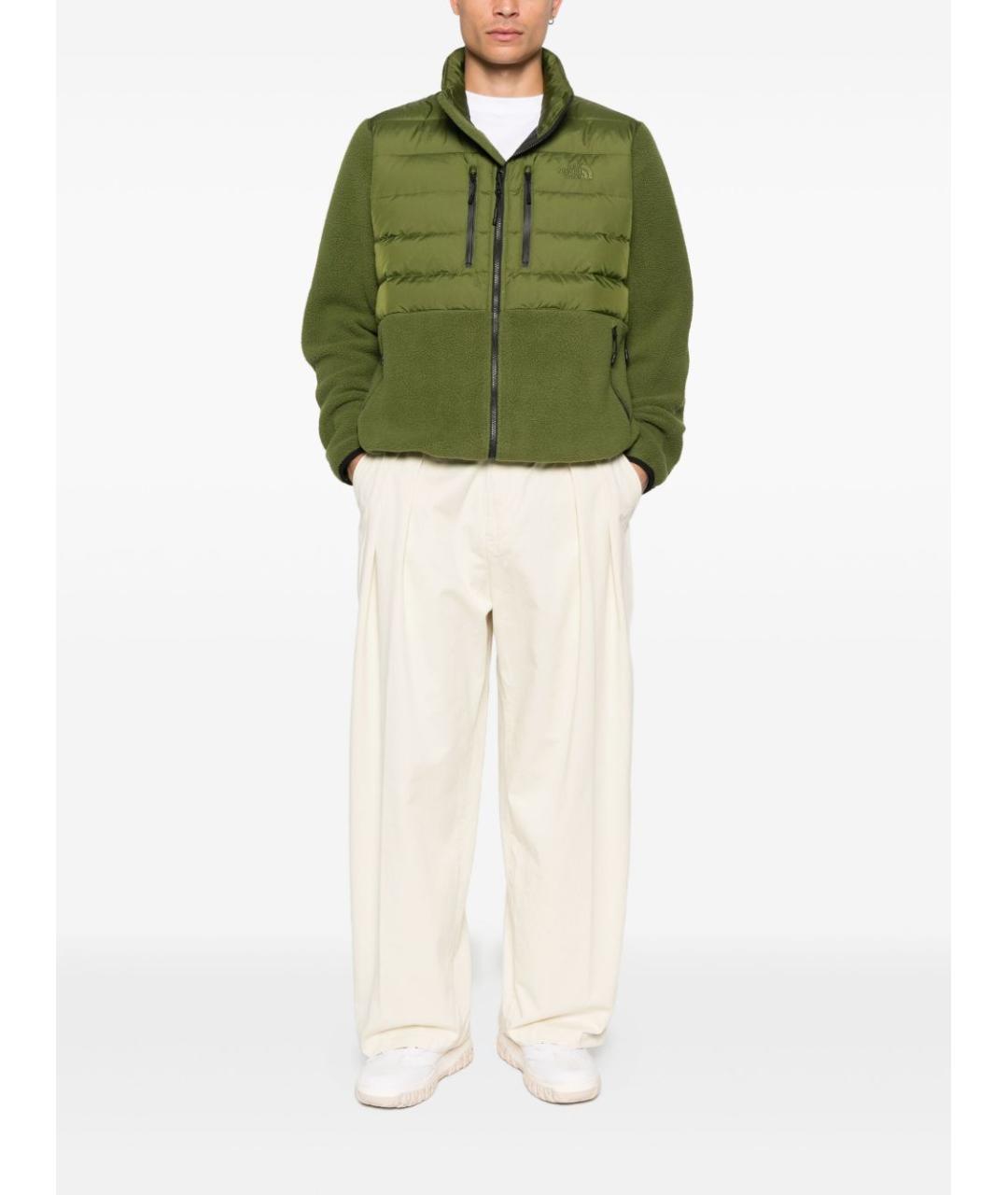 THE NORTH FACE Зеленая полиамидовая куртка, фото 4