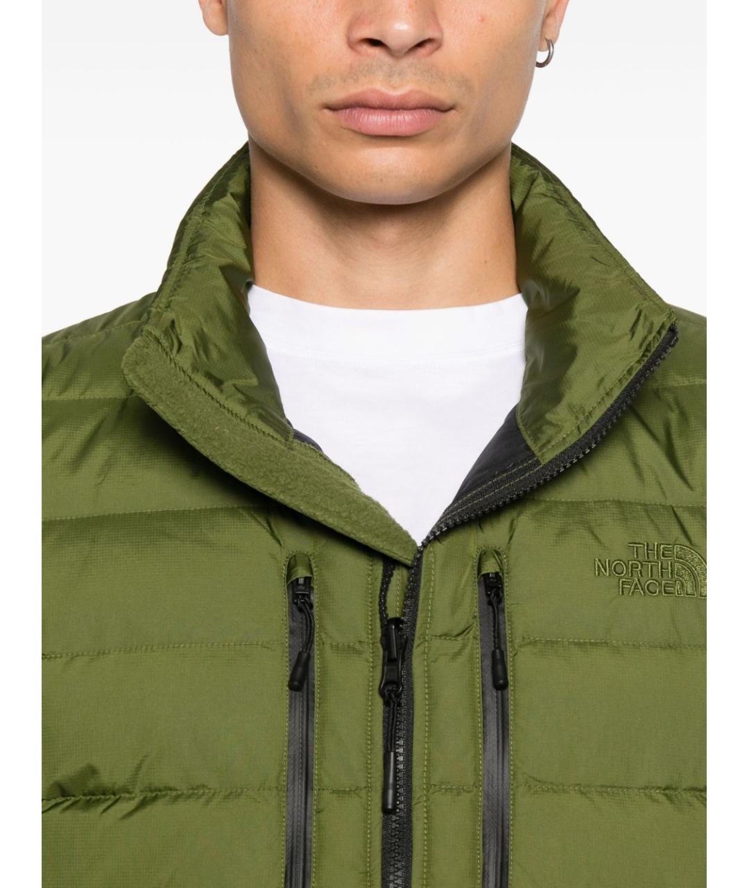 THE NORTH FACE Зеленая полиамидовая куртка, фото 5