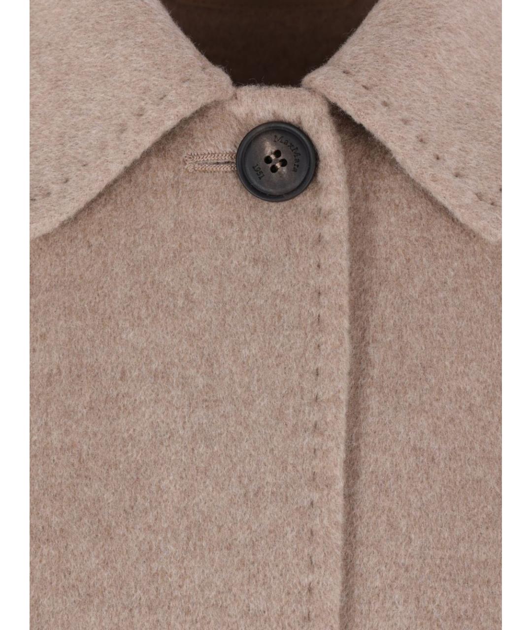 MAX MARA Бежевая кашемировая куртка, фото 3