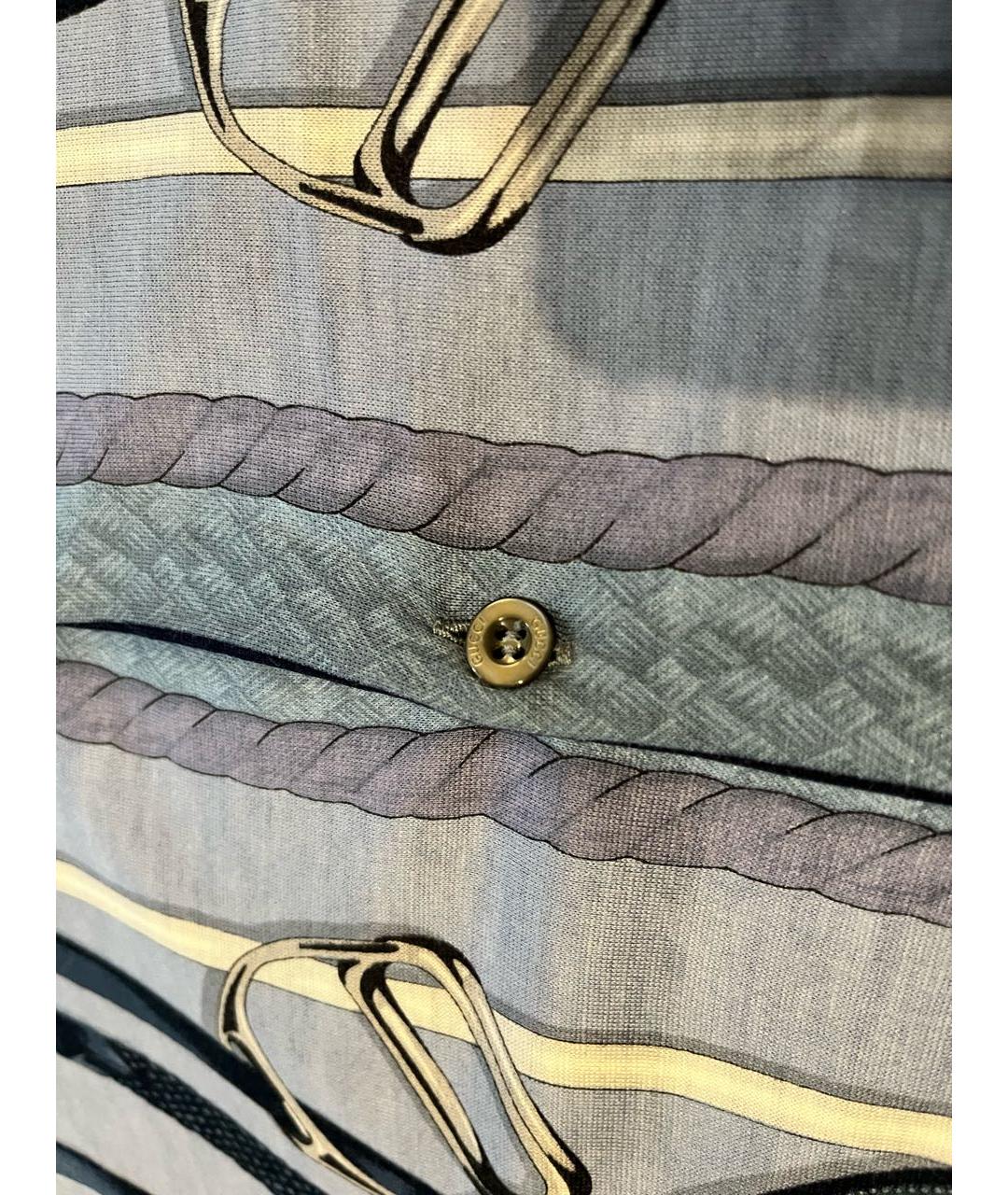 GUCCI Мульти шелковая блузы, фото 7