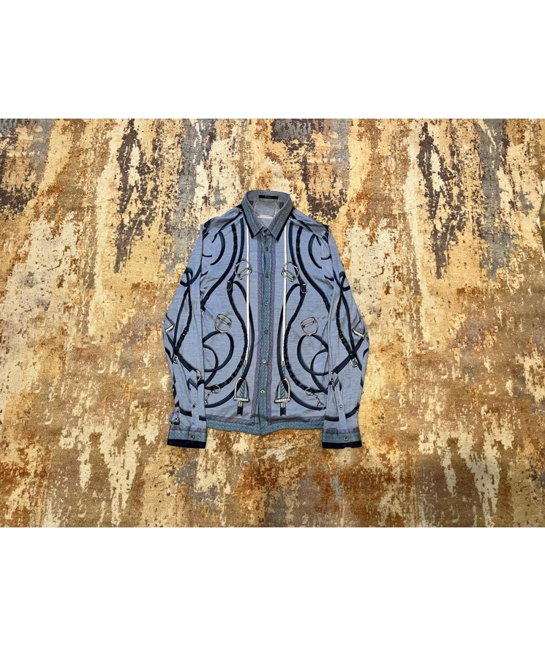 GUCCI Мульти шелковая блузы, фото 9