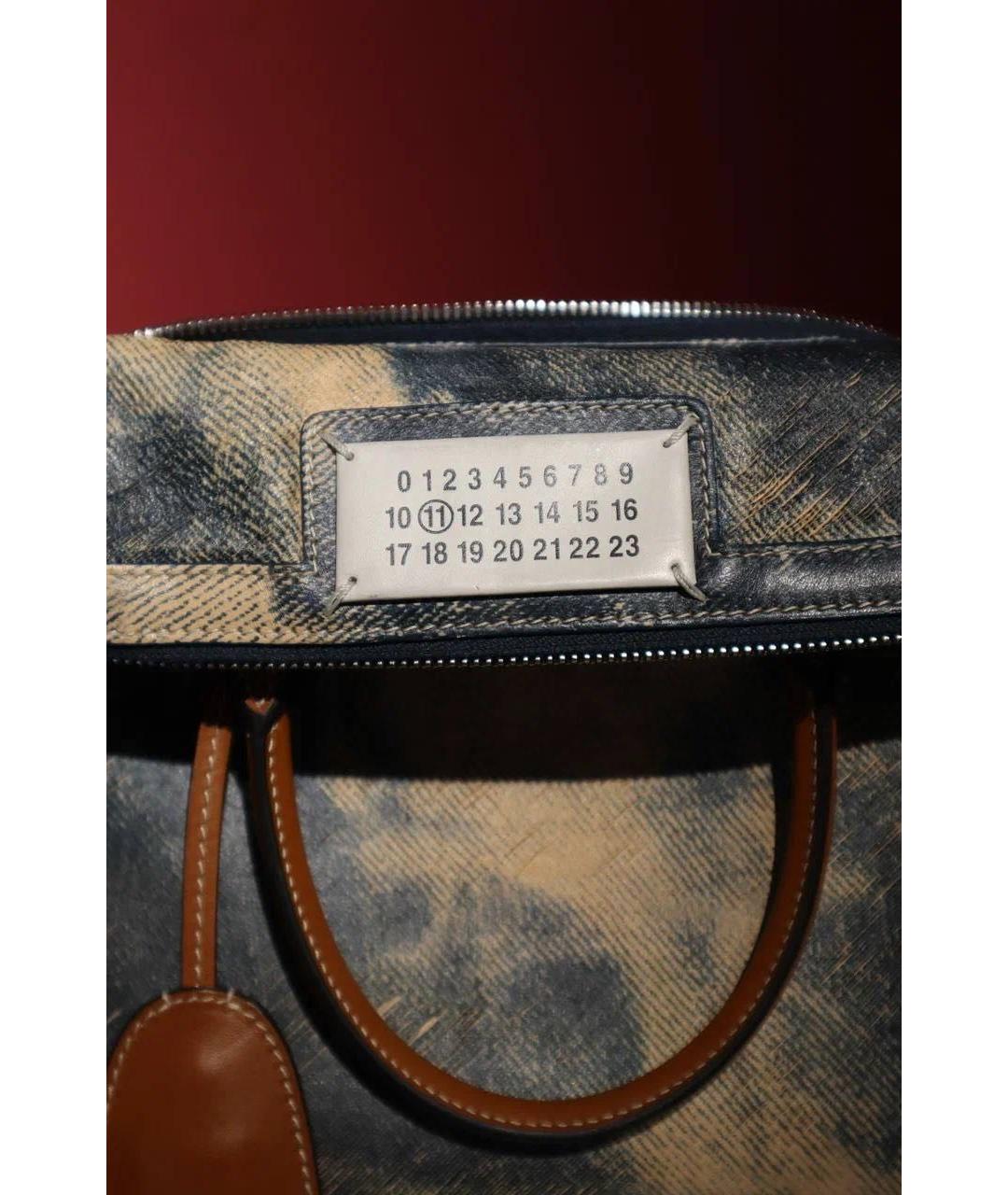 MM6 MAISON MARGIELA Бежевая кожаная сумка через плечо, фото 4