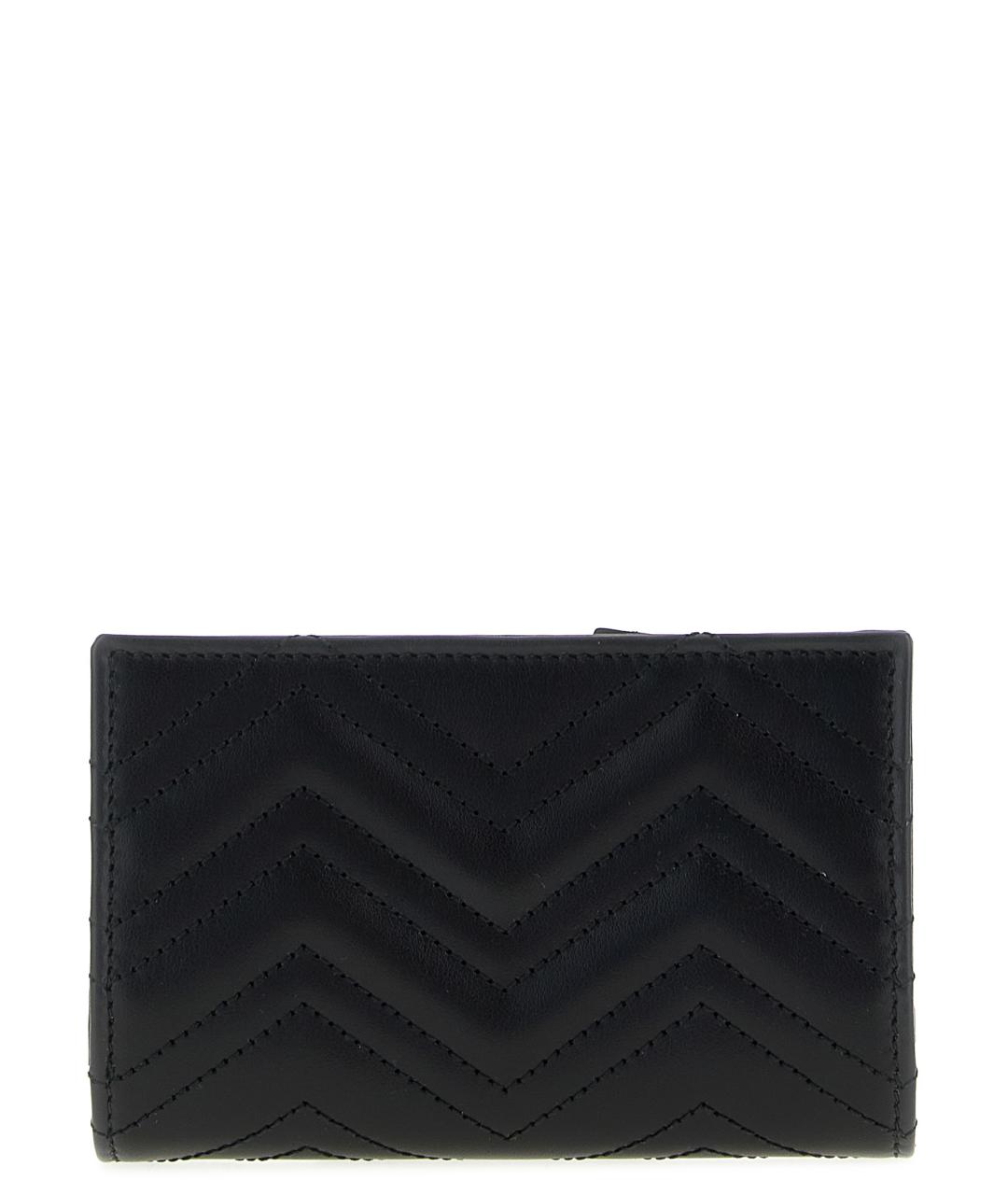 GUCCI Черный кожаный кошелек, фото 2