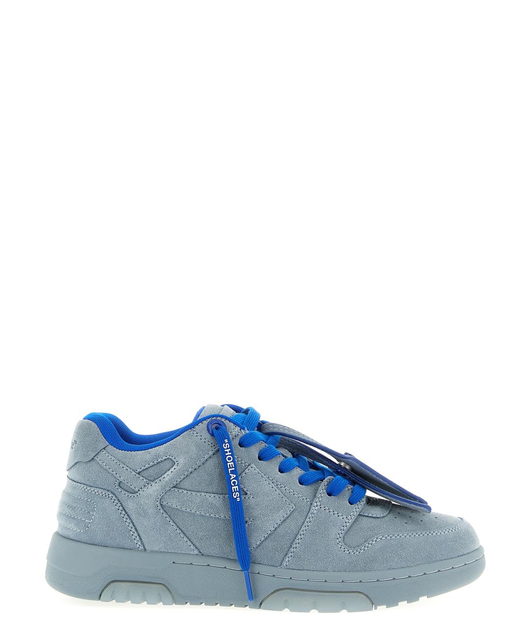 OFF-WHITE Серые синтетические низкие кроссовки / кеды, фото 1
