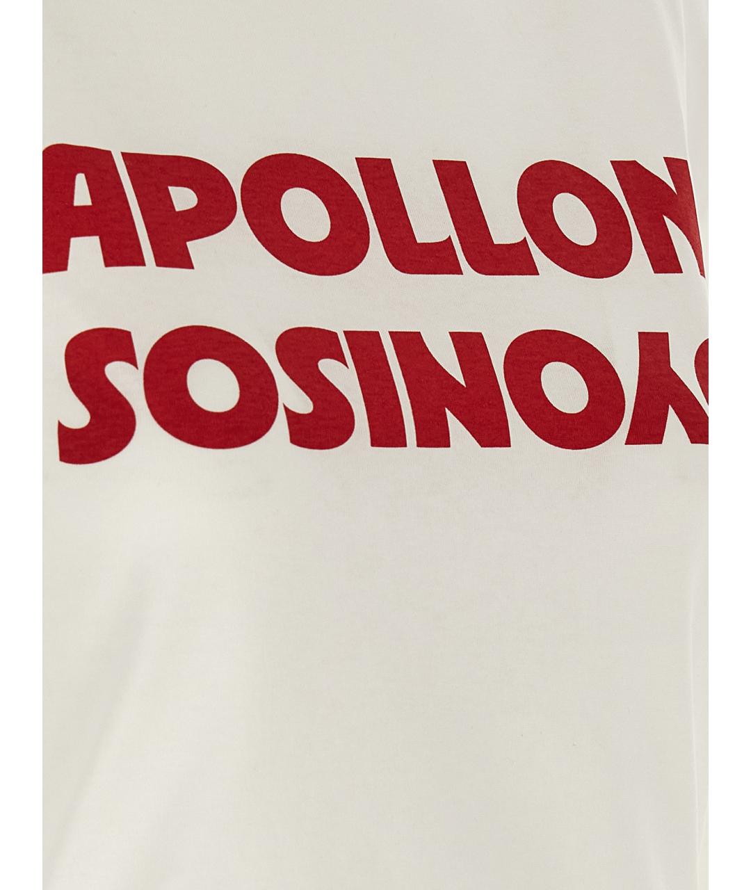 VALENTINO Белая хлопковая футболка, фото 4