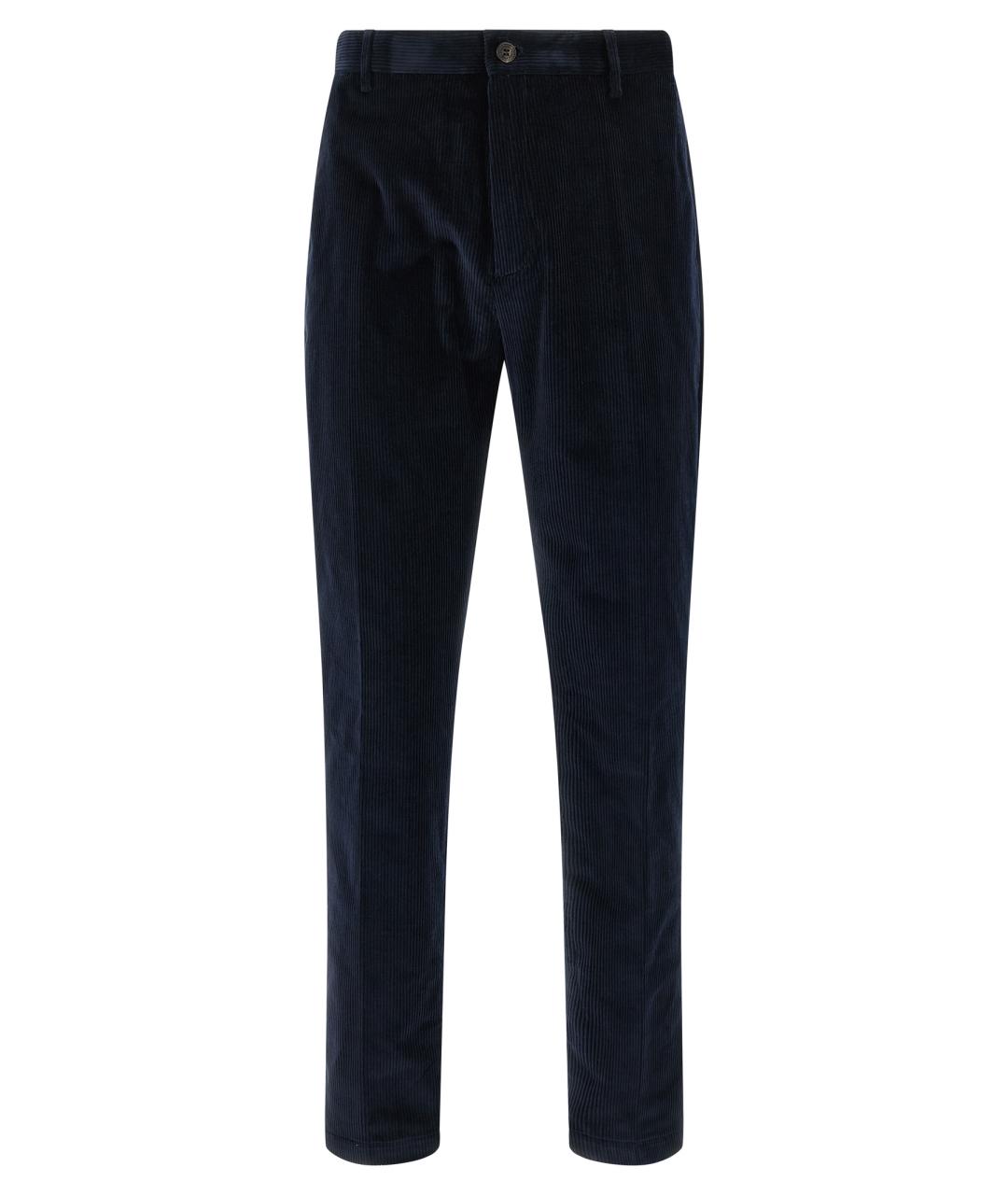 DEPARTMENT 5 Синие хлопковые повседневные брюки, фото 1