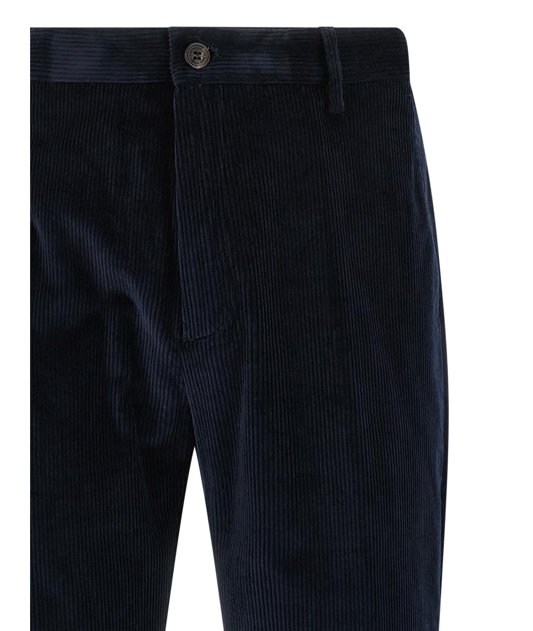 DEPARTMENT 5 Синие хлопковые повседневные брюки, фото 3