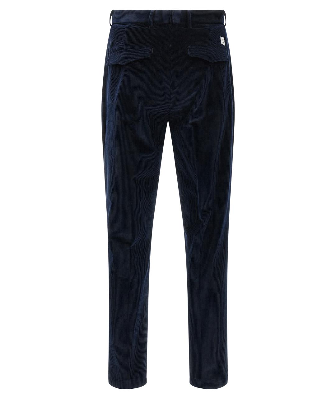 DEPARTMENT 5 Синие хлопковые повседневные брюки, фото 2