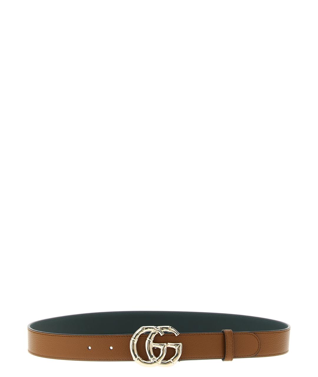 GUCCI Коричневый кожаный ремень, фото 1