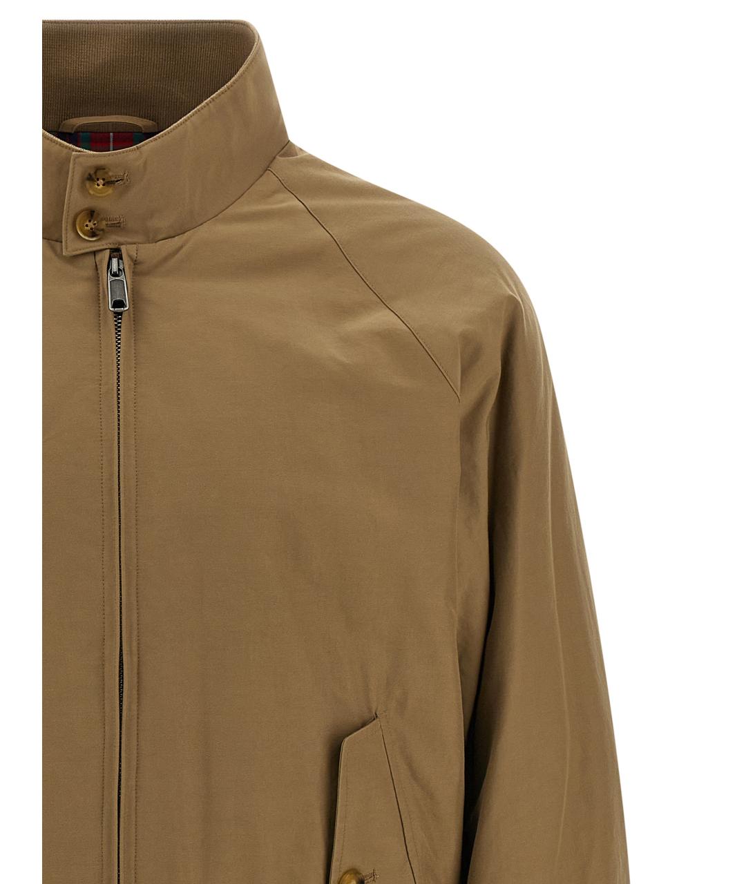 BARRACUTA Бежевая полиэстеровая куртка, фото 3