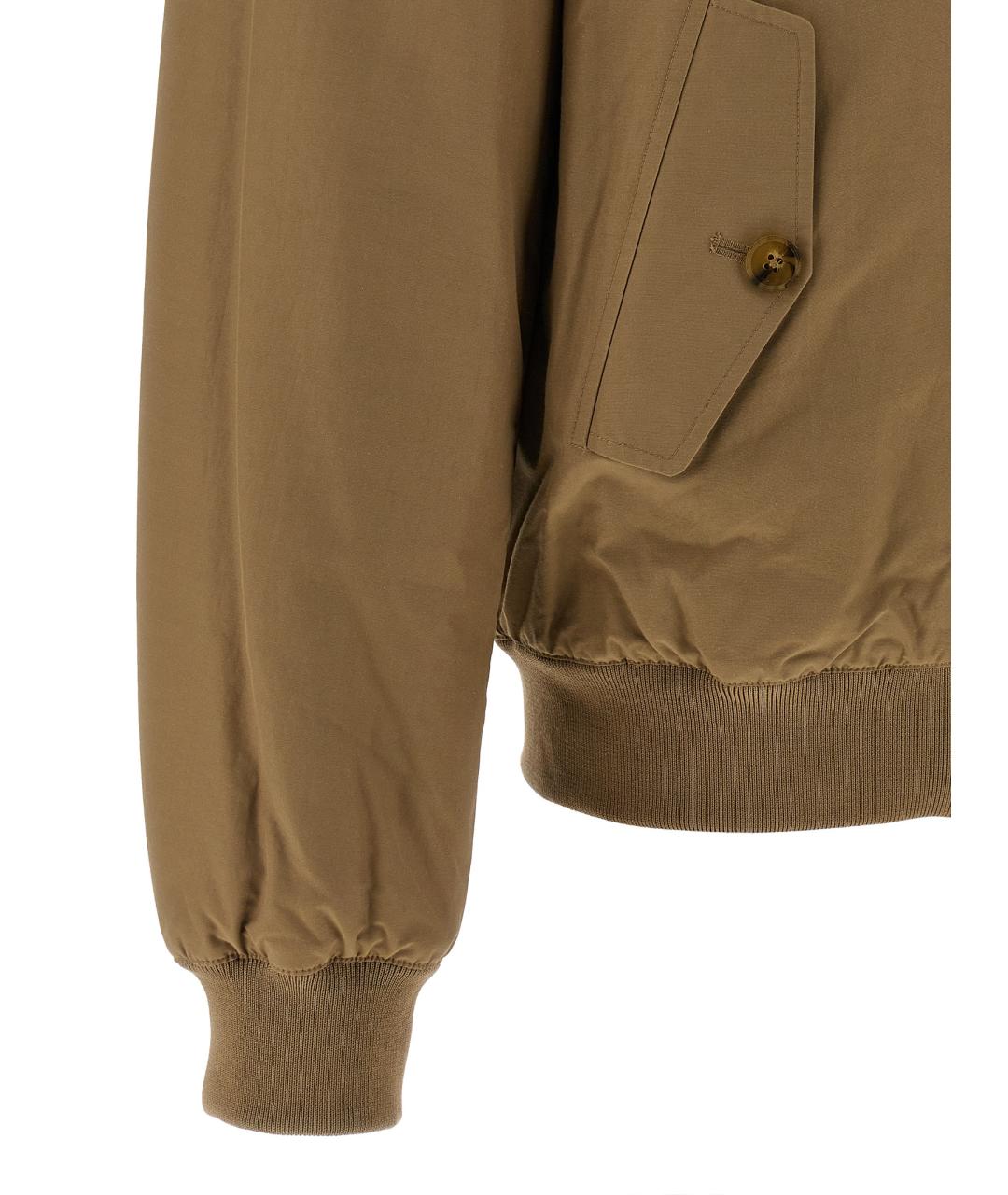 BARRACUTA Бежевая полиэстеровая куртка, фото 4