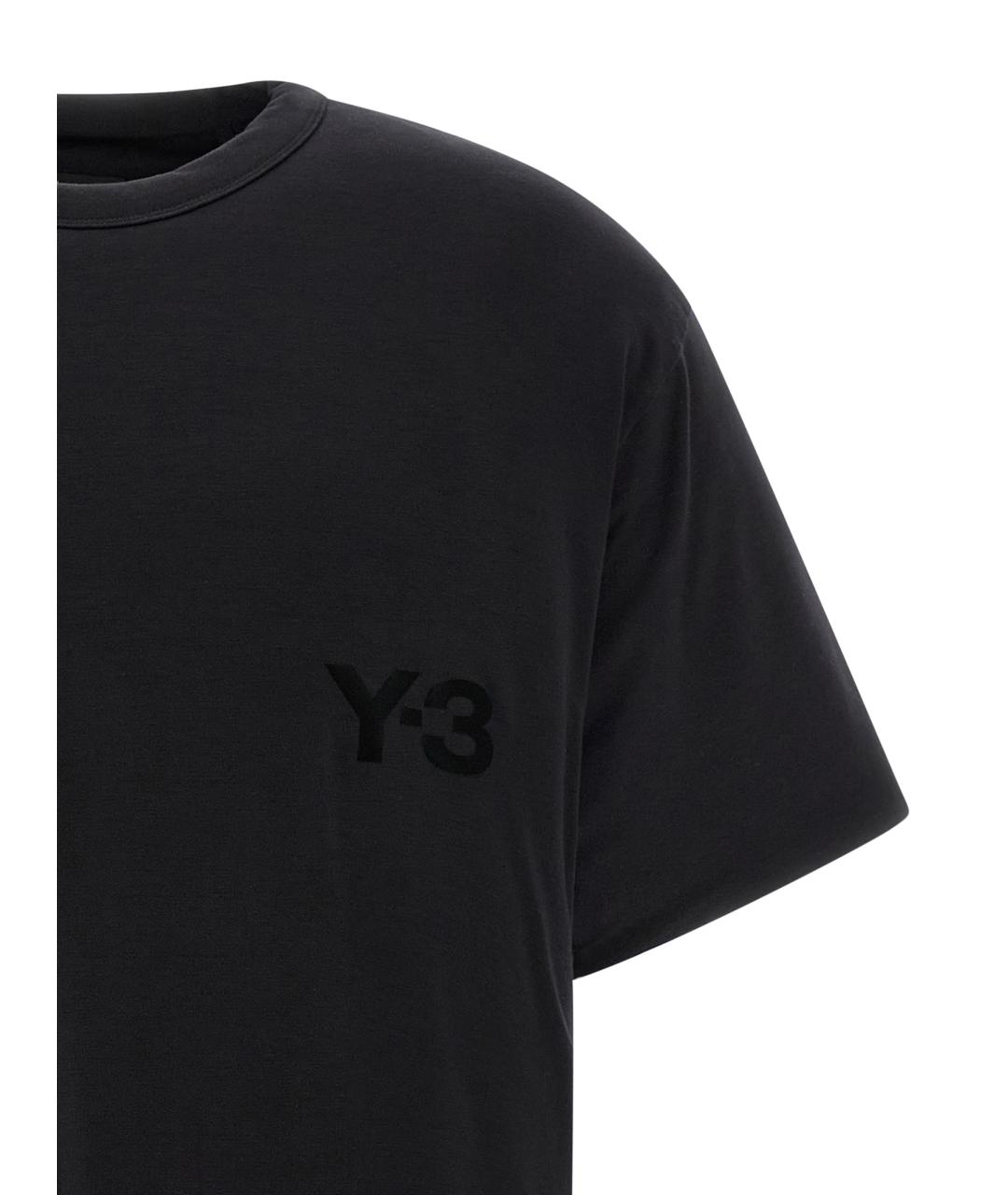 Y-3 Черная футболка, фото 3