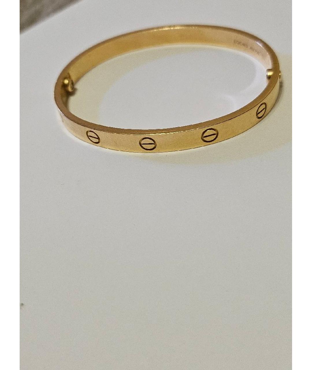 CARTIER Золотой браслет из розового золота, фото 7