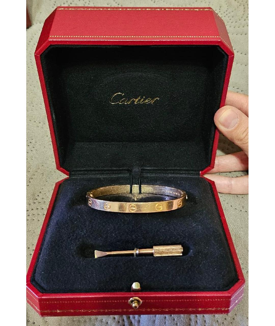 CARTIER Золотой браслет из розового золота, фото 6