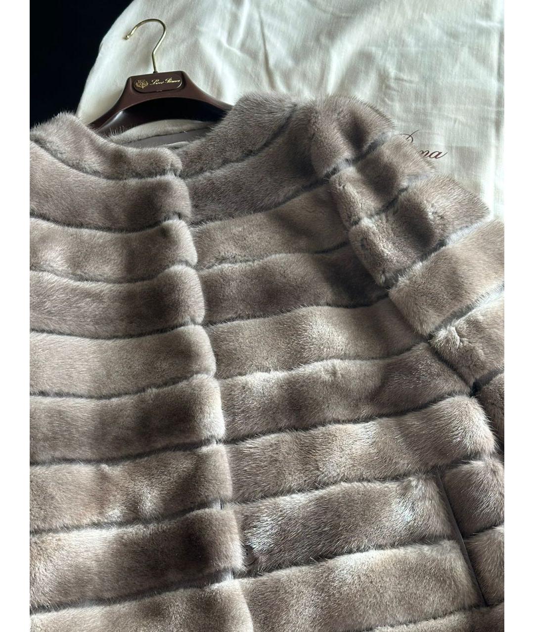 LORO PIANA Меховая шуба, фото 3
