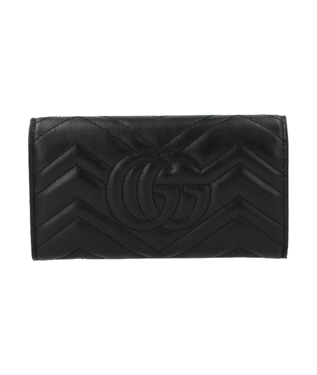 GUCCI Черный кожаный кошелек, фото 3