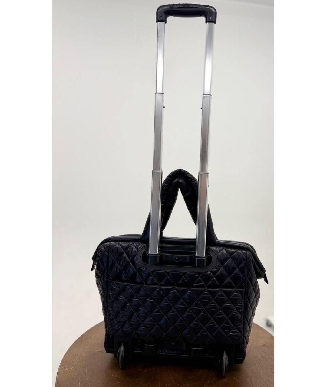 CHANEL Черная дорожная/спортивная сумка, фото 3