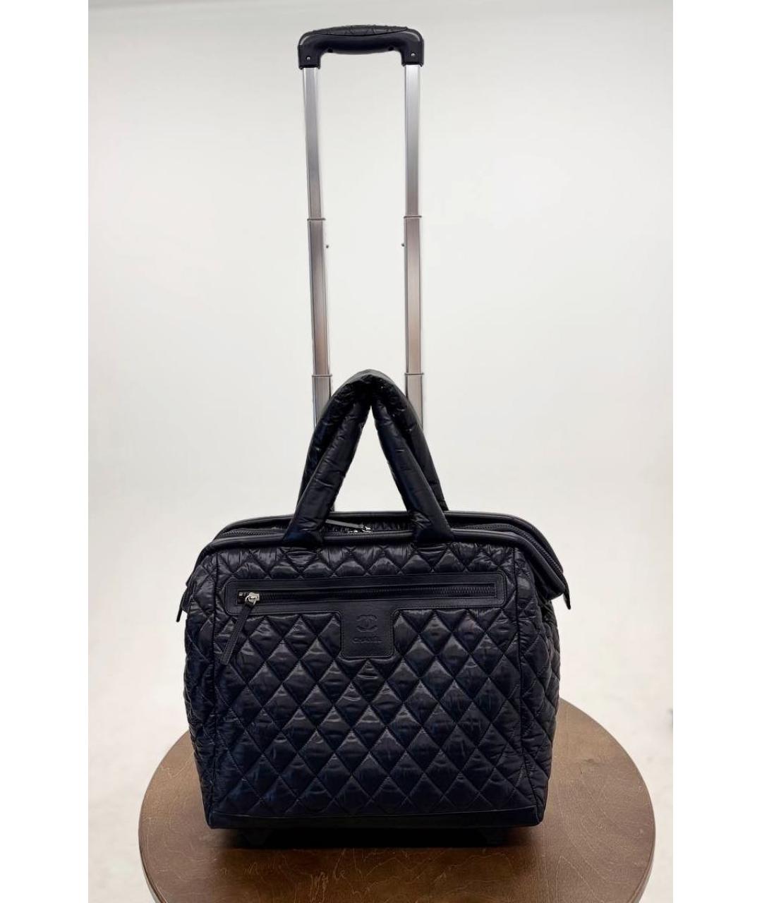 CHANEL Черная дорожная/спортивная сумка, фото 7