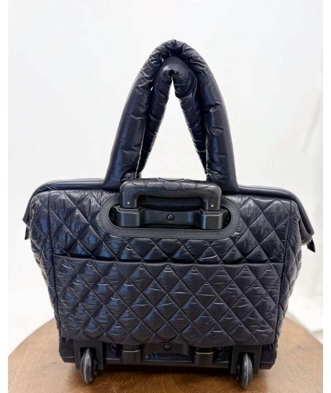 CHANEL Черная дорожная/спортивная сумка, фото 5