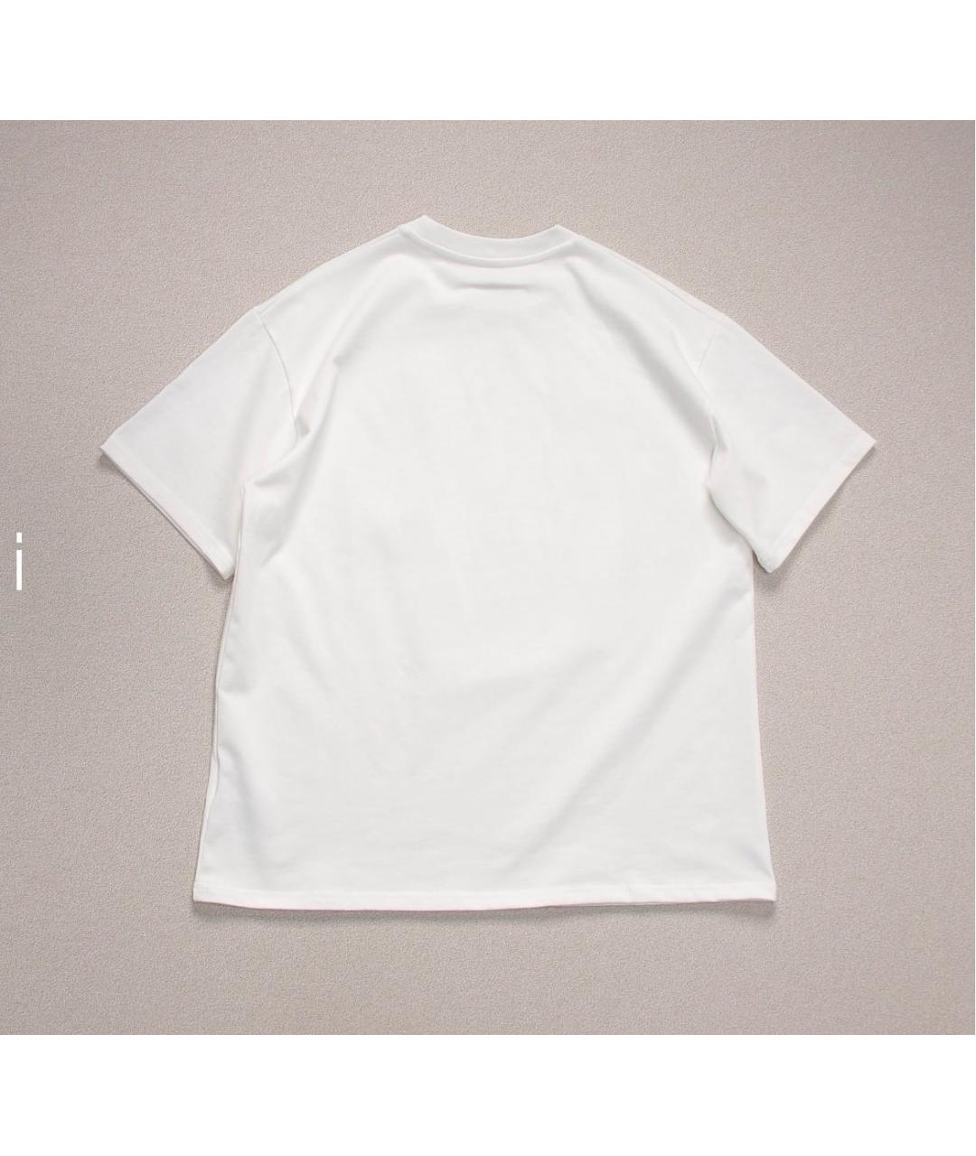 MM6 MAISON MARGIELA Белая хлопковая футболка, фото 2