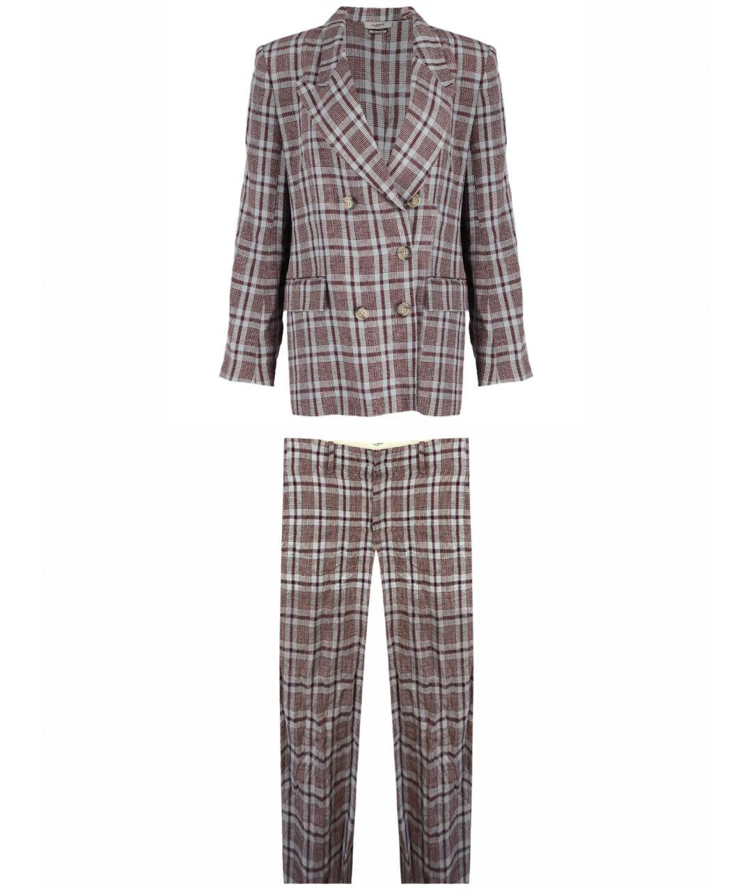 ISABEL MARANT ETOILE Мульти льняной костюм с брюками, фото 1