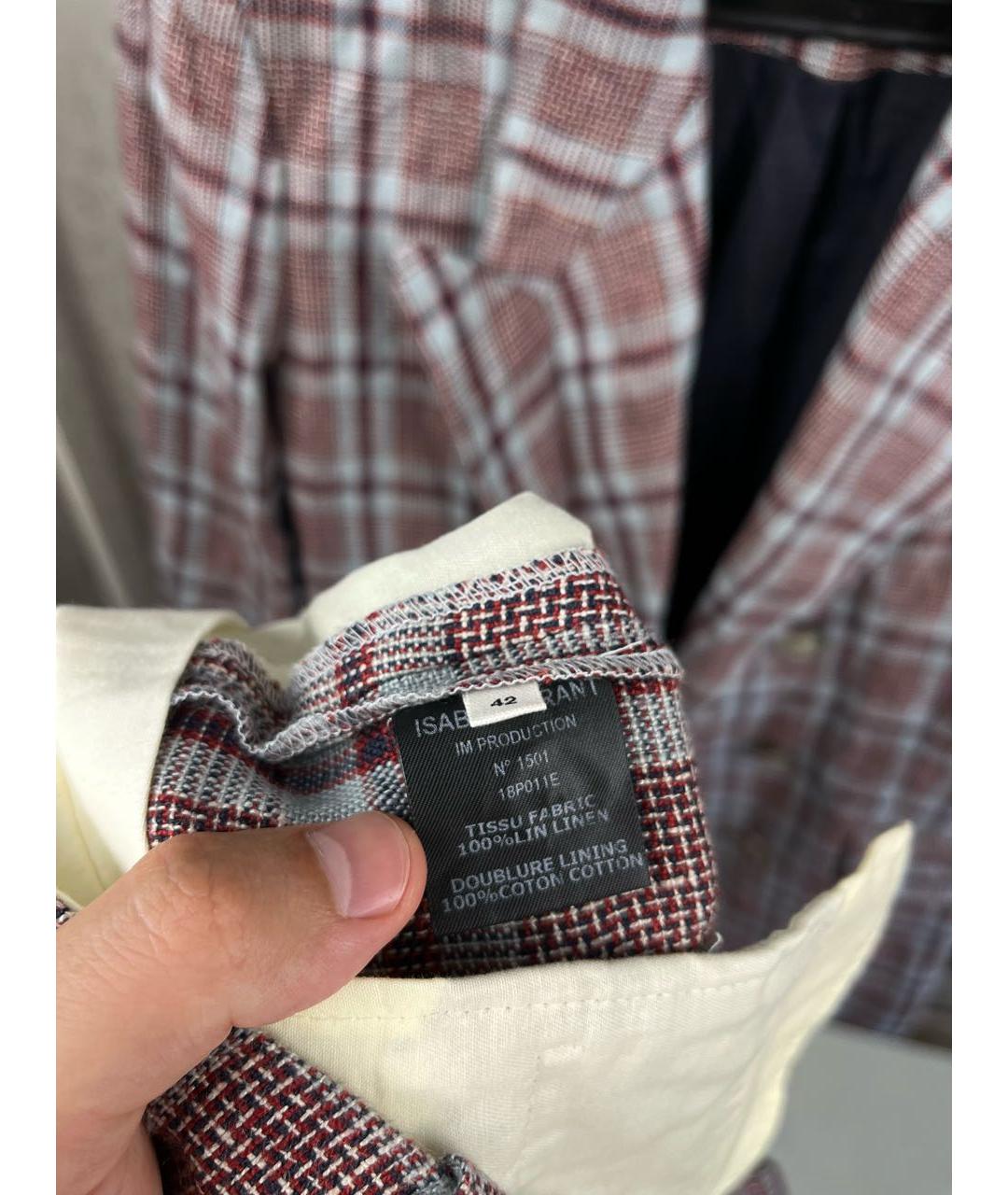 ISABEL MARANT ETOILE Мульти льняной костюм с брюками, фото 6
