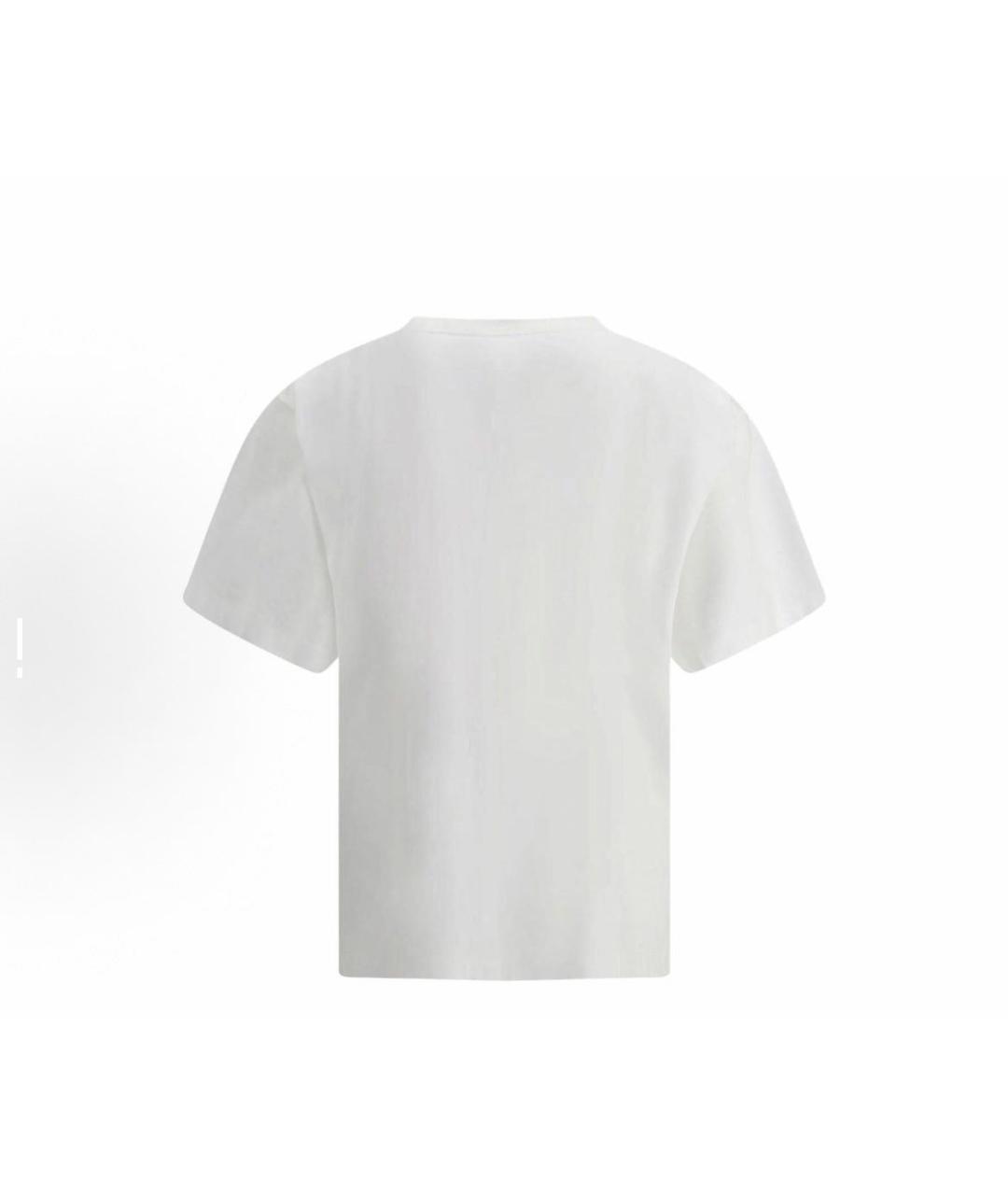 MM6 MAISON MARGIELA Белая хлопковая футболка, фото 2